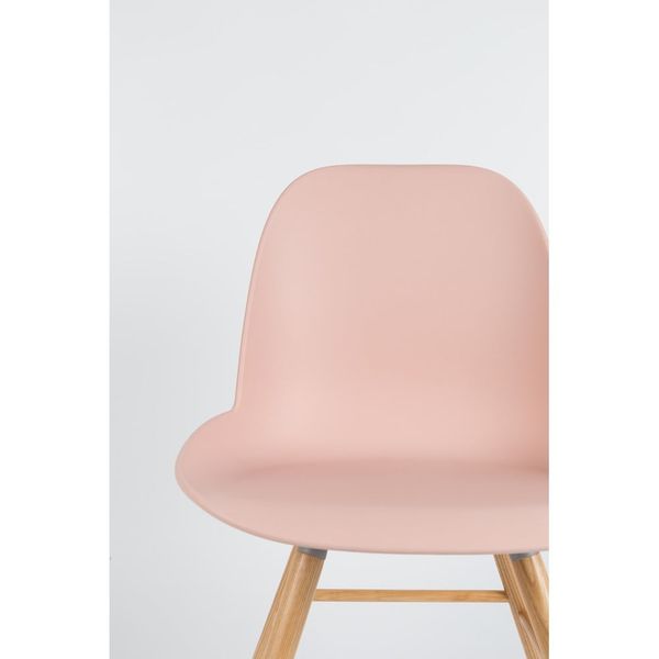 Svetloružové jedálenské stoličky v súprave 2 ks Albert – Zuiver