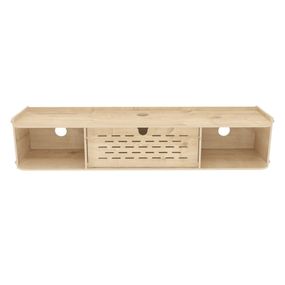 TV stolík v dekore duba v prírodnej farbe 116,5x19,5 cm Sima - Kalune Design