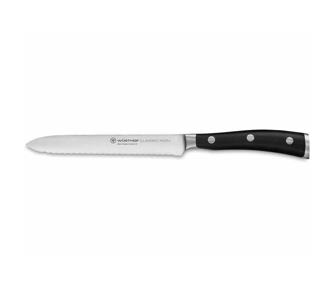 Wüsthof - Kuchynský nôž nakrajovací CLASSIC IKON 14 cm čierna