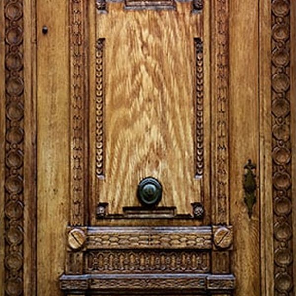 Fototapeta na dvere so stredovekými tajomnými dverami - 90x210
