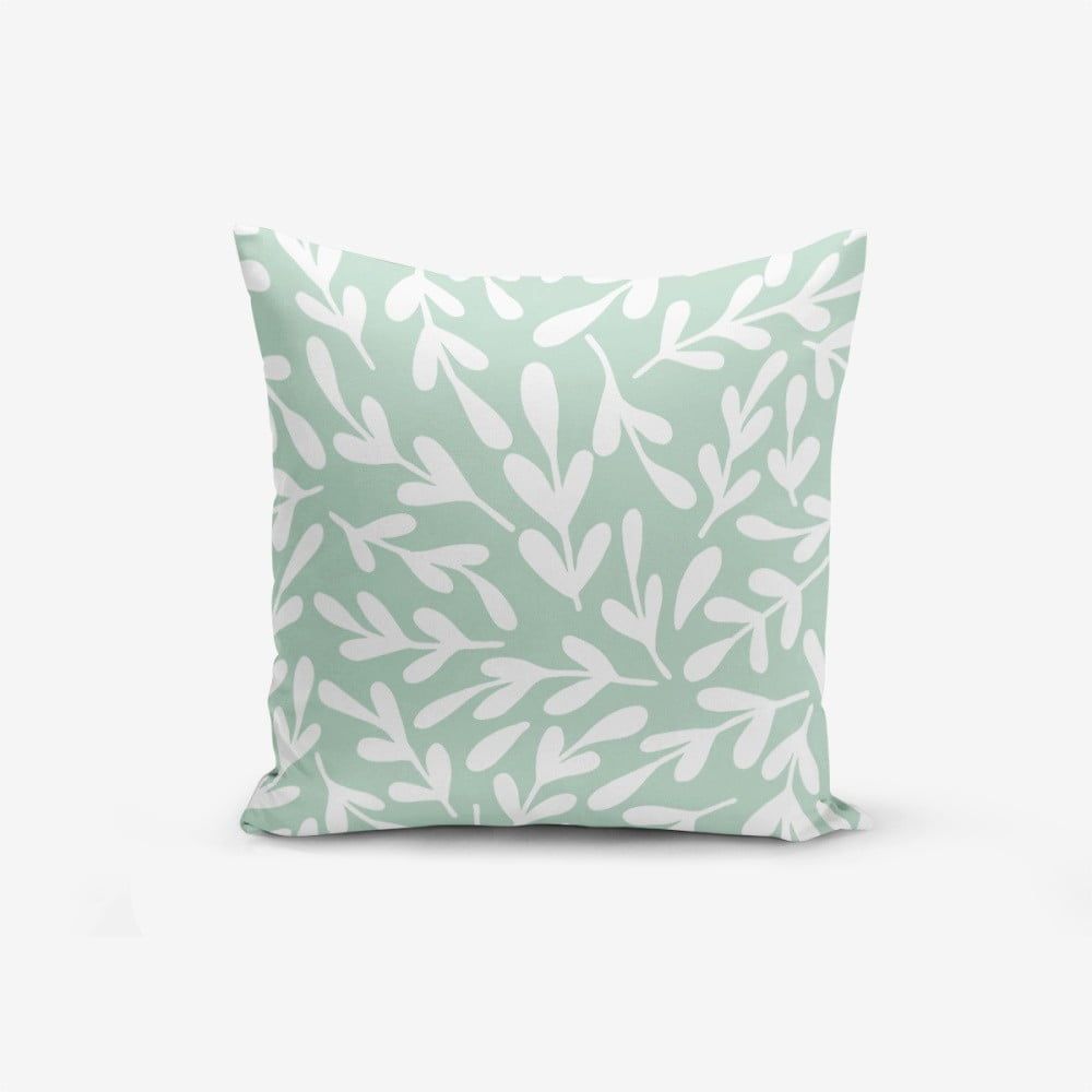 Obliečka na vankúš s prímesou bavlny Minimalist Cushion Covers Mind, 45 × 45 cm