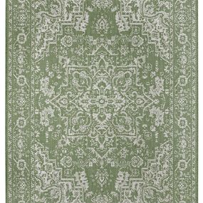 Hanse Home Collection koberce AKCIA: 200x290 cm Kusový orientálny koberec Flatweave 104810 Green / Cream - 200x290 cm