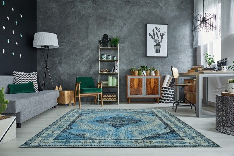 Estila Luxusný vintage koberec Levante 240x160cm modrý