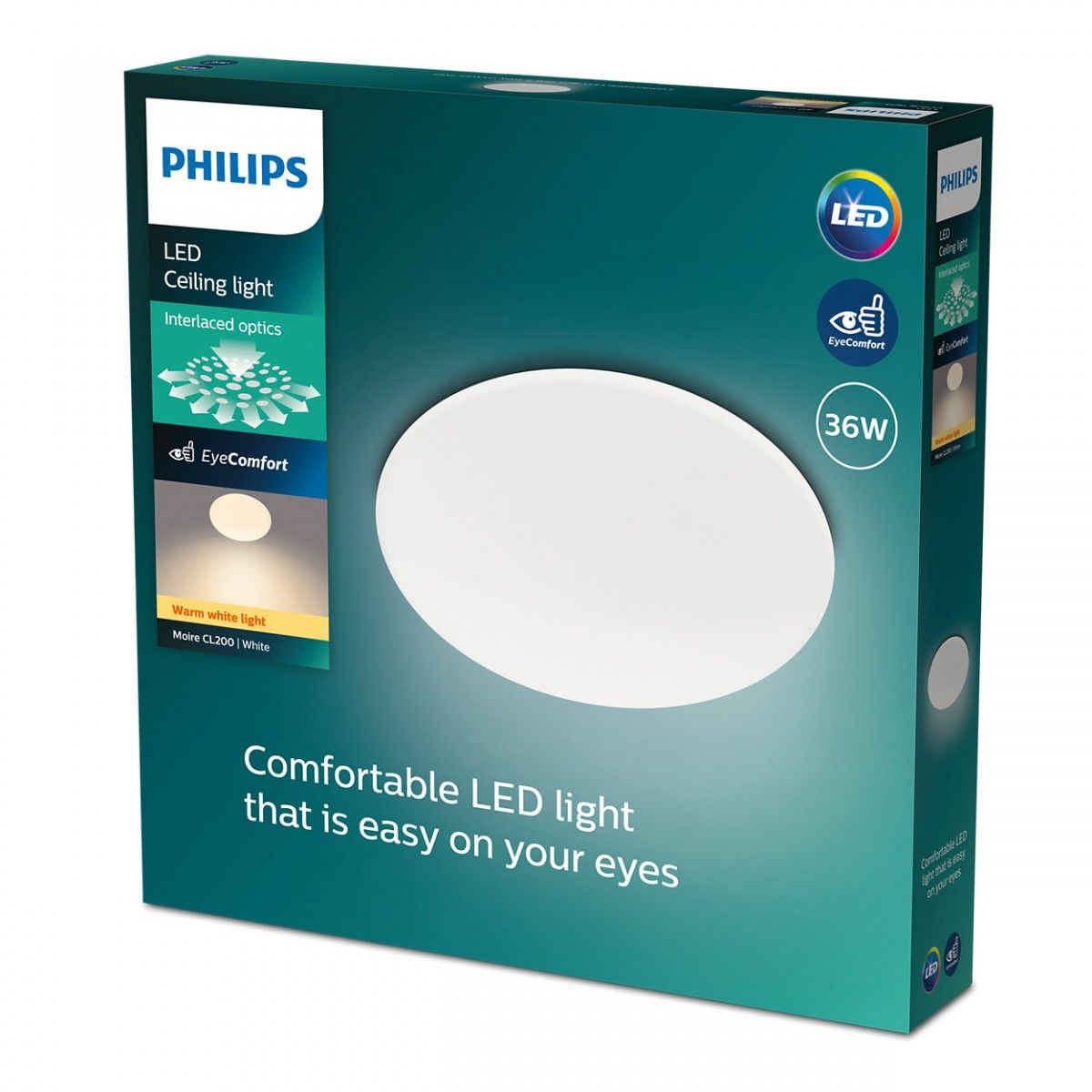 Philips 8719514431706 LED stropné svietidlo Mauve 1x36W | 3600lm | 2700K- biela