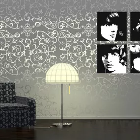 Ručne maľovaný POP Art obraz Beatles