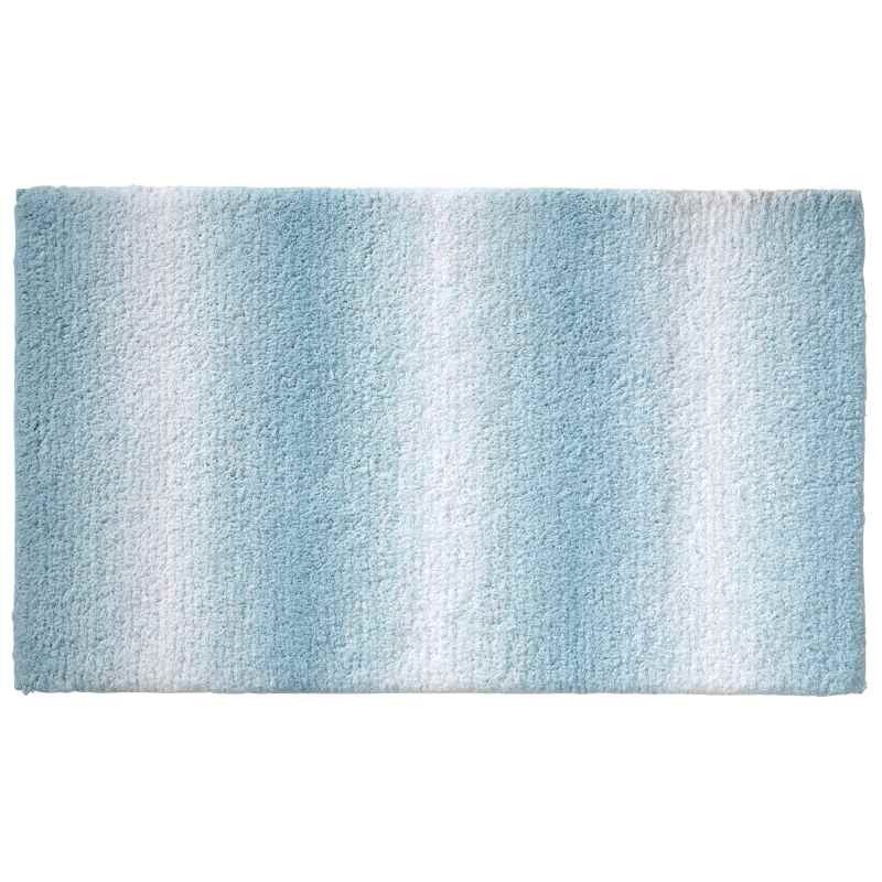 KELA Koupelnová předložka Ombre 80x50 cm polyester modrá KL-23569