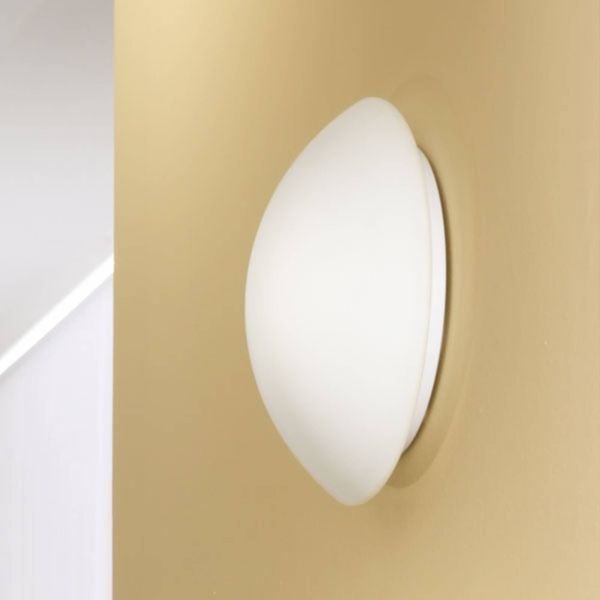 Fabas Luce Nástenné a stropné svietidlo PANDORA 30 cm, Kúpeľňa, sklo, E27, 60W