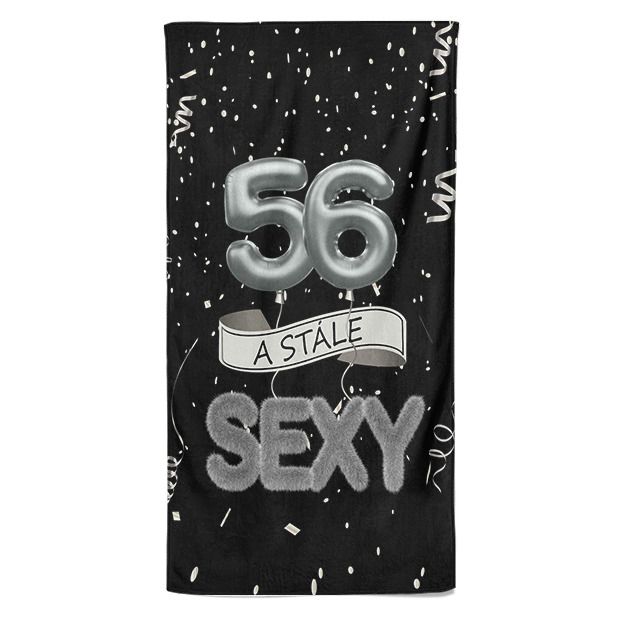 Osuška Stále sexy – čierna (vek: 56)