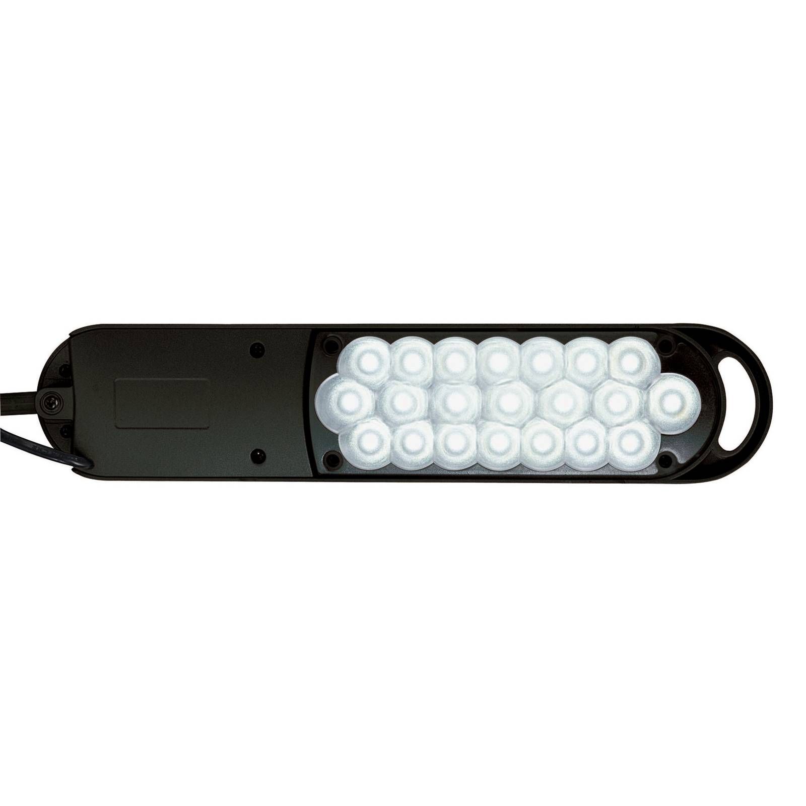 Maul Stolná LED lampa Atlantic s upínaním čierna, Pracovňa / Kancelária, plast, kov, 8.5W, Energialuokka: D, K: 42cm