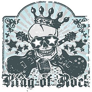Fototapeta King of rock 4546 - vinylová