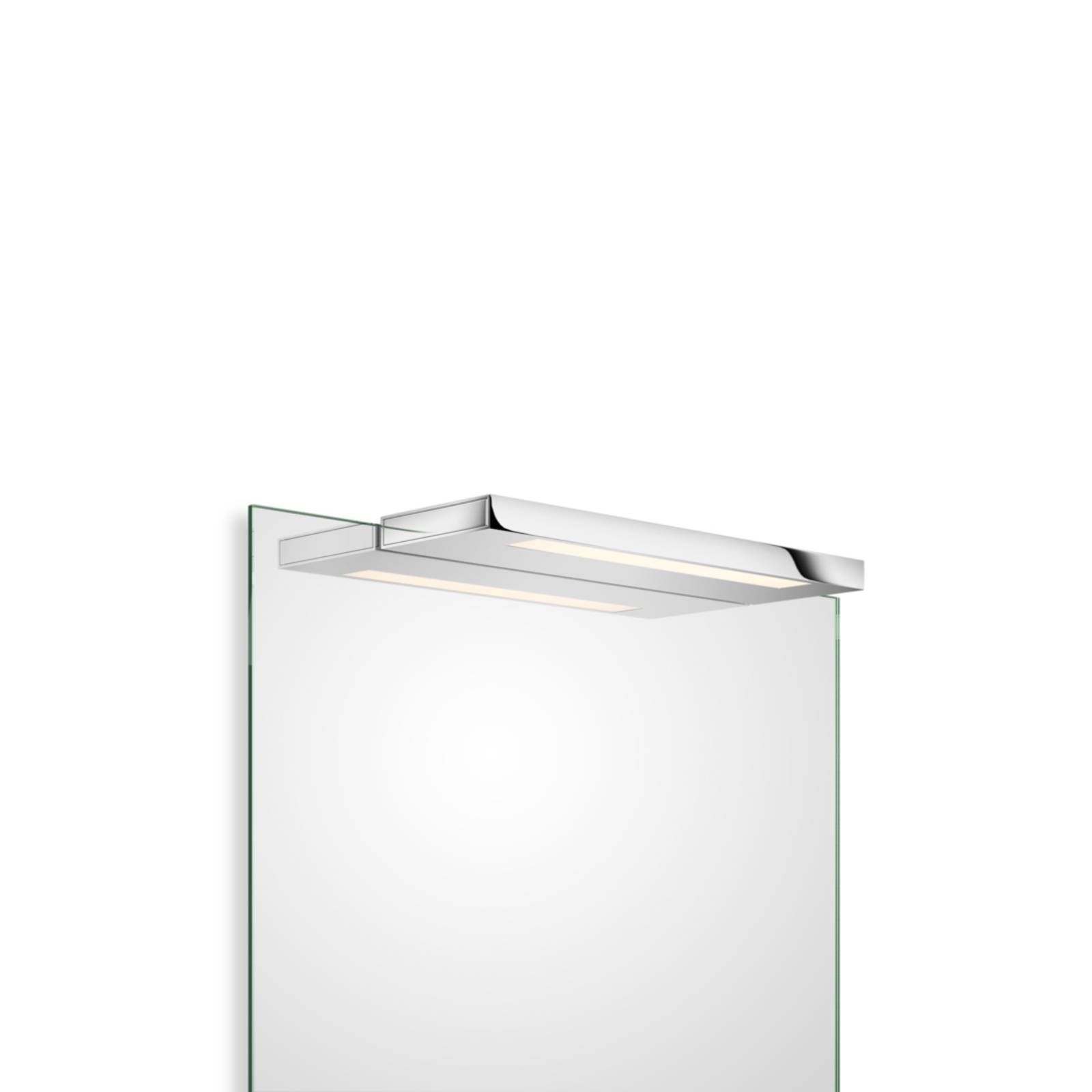 Decor Walther Slim zrkadlové LED chróm 34 cm, Kúpeľňa, kov, akryl, 16.4W, L: 34 cm, K: 2cm