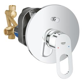 GROHE BauLoop - Páková vaňová  batéria, komplet, chróm 29081000