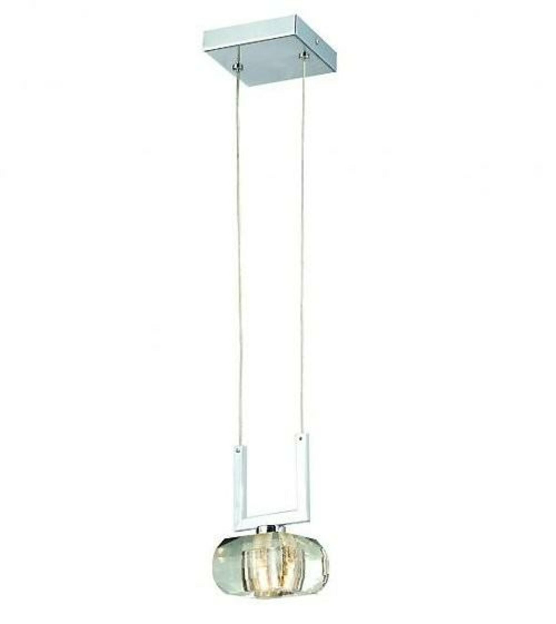 Závěsné svítidlo AZzardo Rubic 1 pendant AZ0490 G9 1x40W IP20 12cm chromové