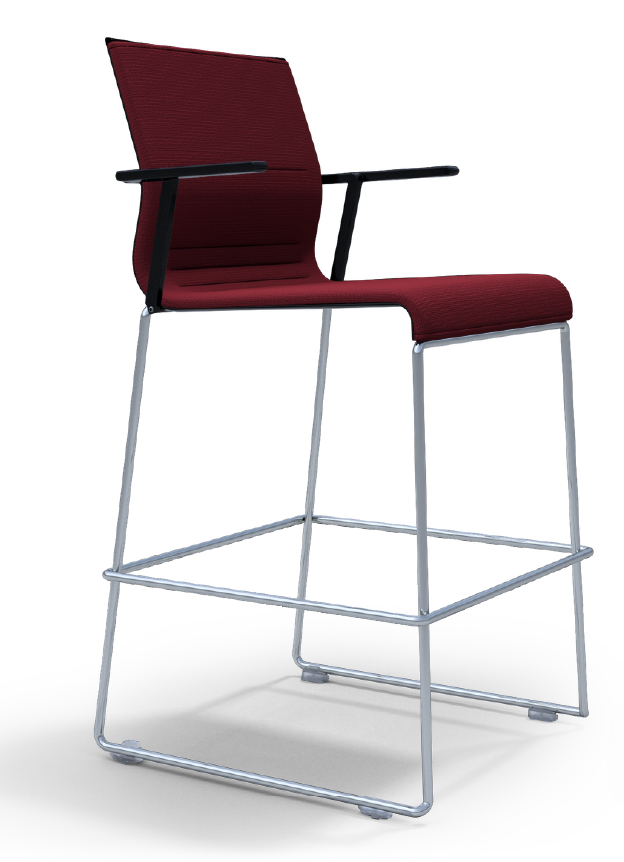 ICF - Barová stolička STICK CHAIR 650 s operadlami