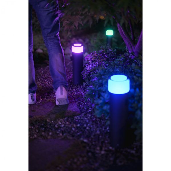 Philips Hue 17437/30/P7 vonkajšie stĺpik Calla Extension 1x8W|2200-6500K|IP65 - White and Color Ambiance