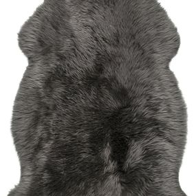 Obsession koberce Kusový koberec Premium Sheep 100 Coal - 55x85 tvar kožušiny cm