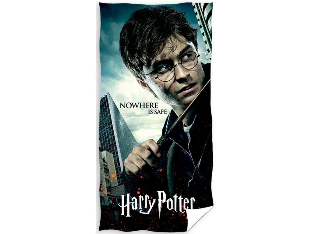 Detská osuška Harry Potter Nebezpečie číhá všade 70x140 cm
