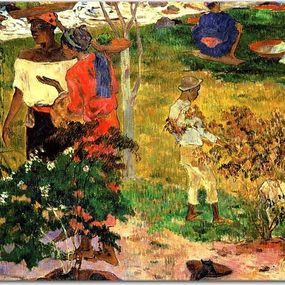 Tropical Conversation Obraz Paul Gauguin zs17259