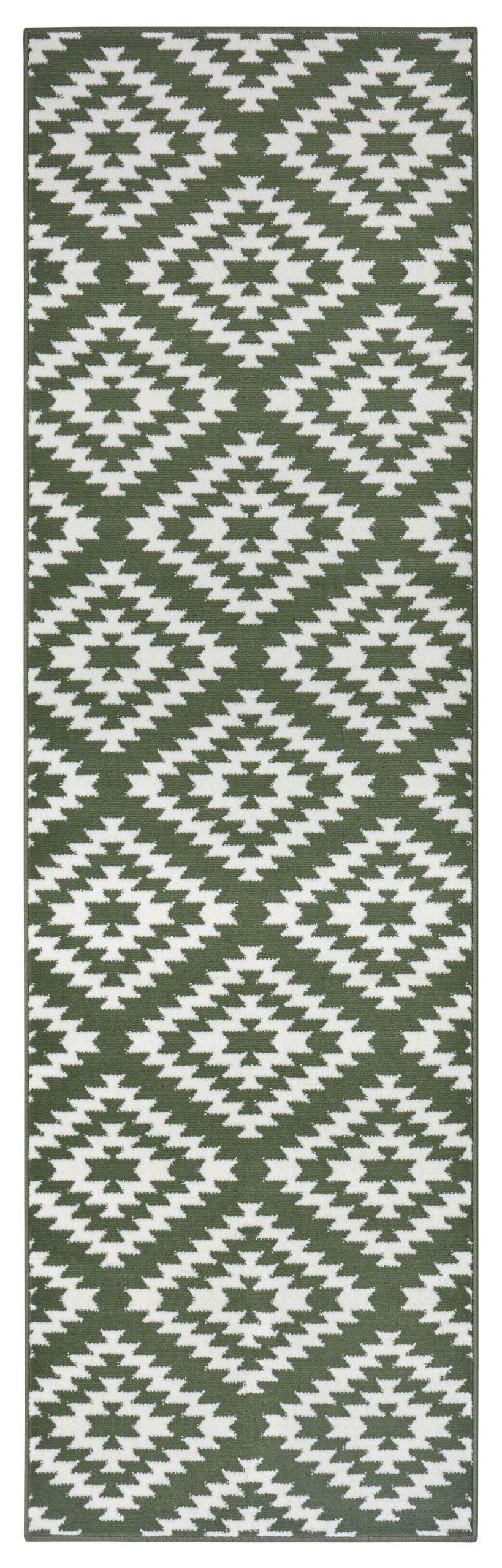 Hanse Home Collection koberce Behúň Basic 105467 Green - 80x250 cm