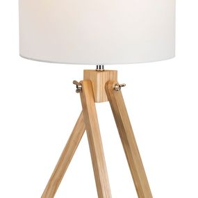 Stolová lampa Soren 4190 (biela + buk)