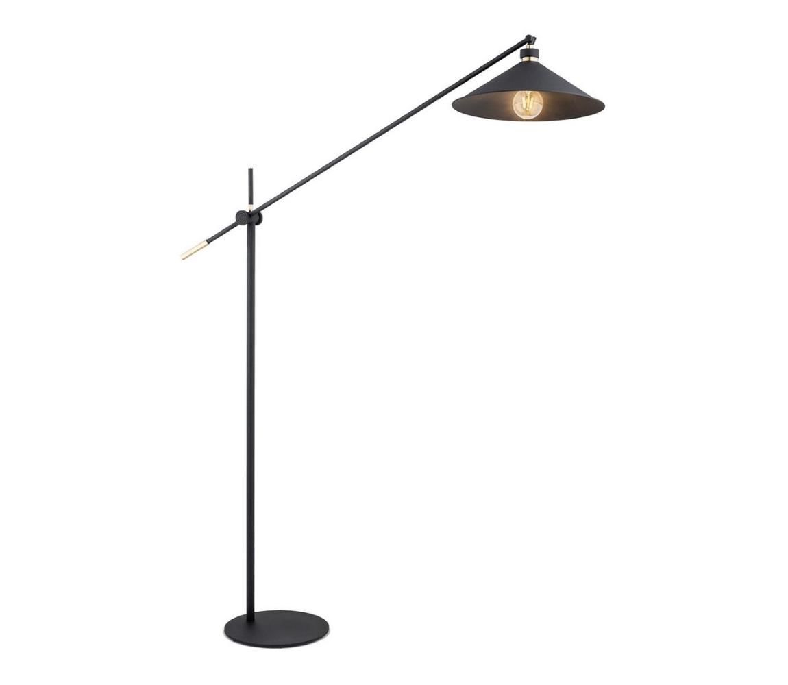 Argon 4732 - Stojacia lampa NASHVILLE 1xE27/15W/230V čierna