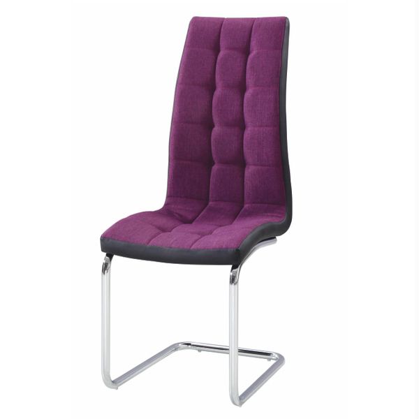Jedálenská stolička Saloma new (fialová + čierna)