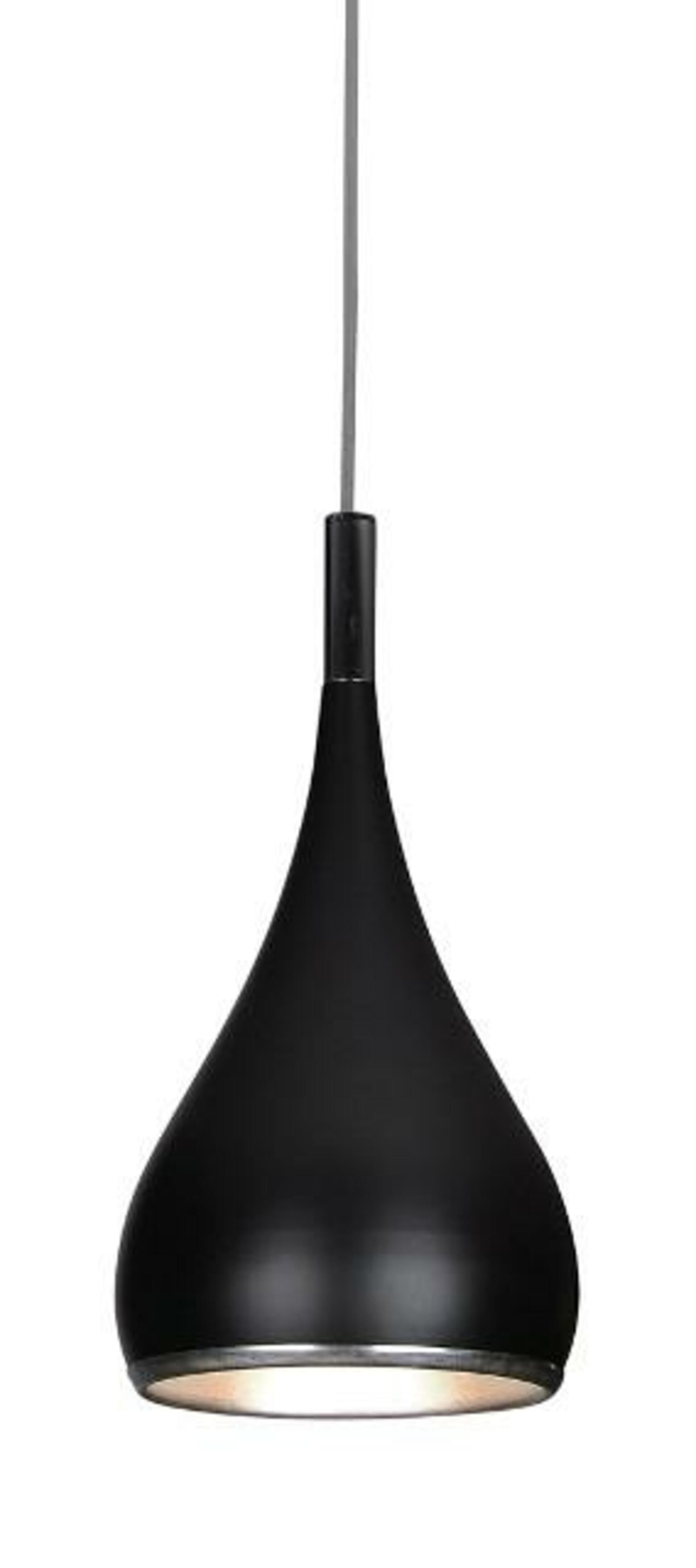 Závěsné svítidlo AZzardo Spell black AZ0288 E27 1x60W IP20 16cm černé