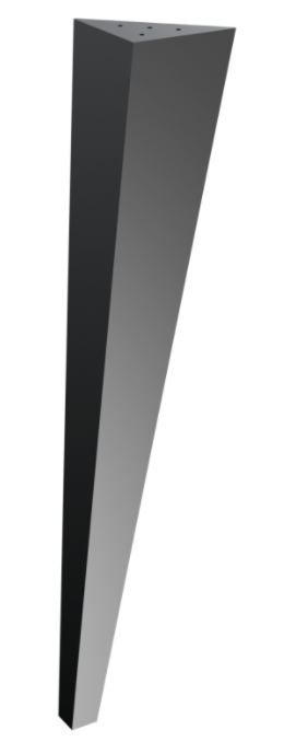 RMP Stolová noha Dionyzos 72 cm čierna NOHA025/72