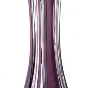 Krištáľová váza Lotos I, farba fialová, výška 155 mm
