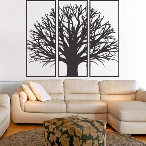 Drevený strom na stenu Leonis