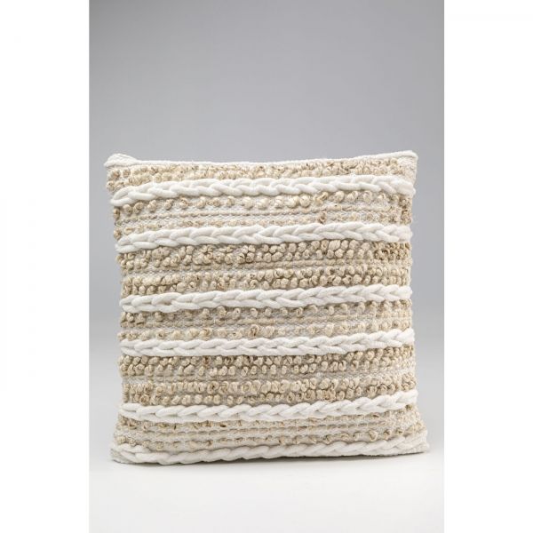 KARE Design Dekorační polštář Loop Knit Beige 45x45cm