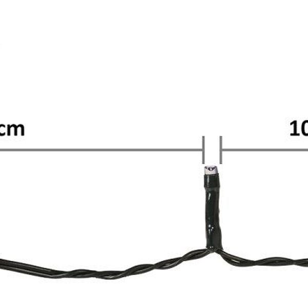 VOLTRONIC Vianočná reťaz 40 m, 400 LED, farebná