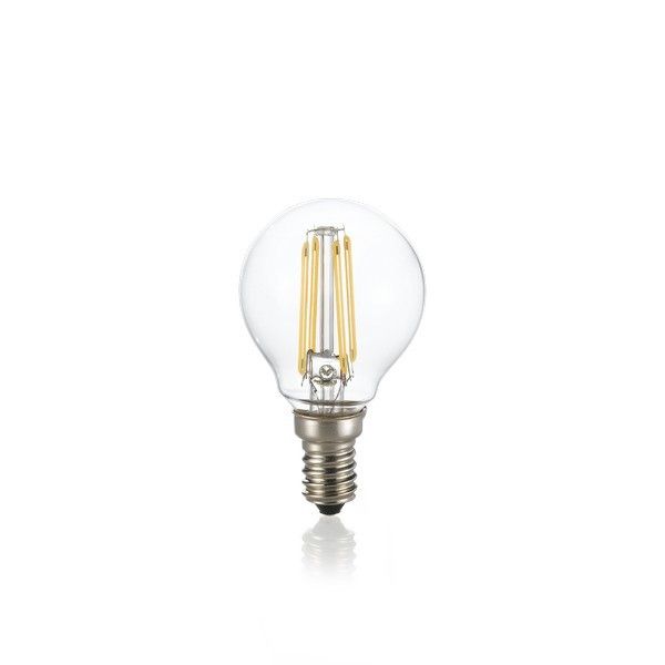 Ideal Lux 188935 LED žiarovka Filament P45 1x4W | E14 | 380lm | 3000K - stmievateľná, číra