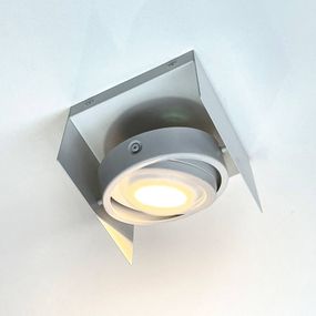 MEGATRON Cardano LED bodové svetlá 1-pl. biela, Chodba, oceľ, GX53, 7W, P: 15 cm, L: 15 cm, K: 14cm