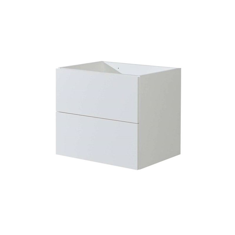 Mereo, Aira desk, kúpeľňová skrinka, biela, 2 zásuvky, 610x530x460 mm CN710S