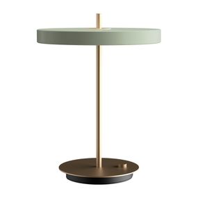 Svetlozelená LED stolová lampa so stmievačom s kovovým tienidlom (výška 41,5 cm) Asteria Table – UMAGE