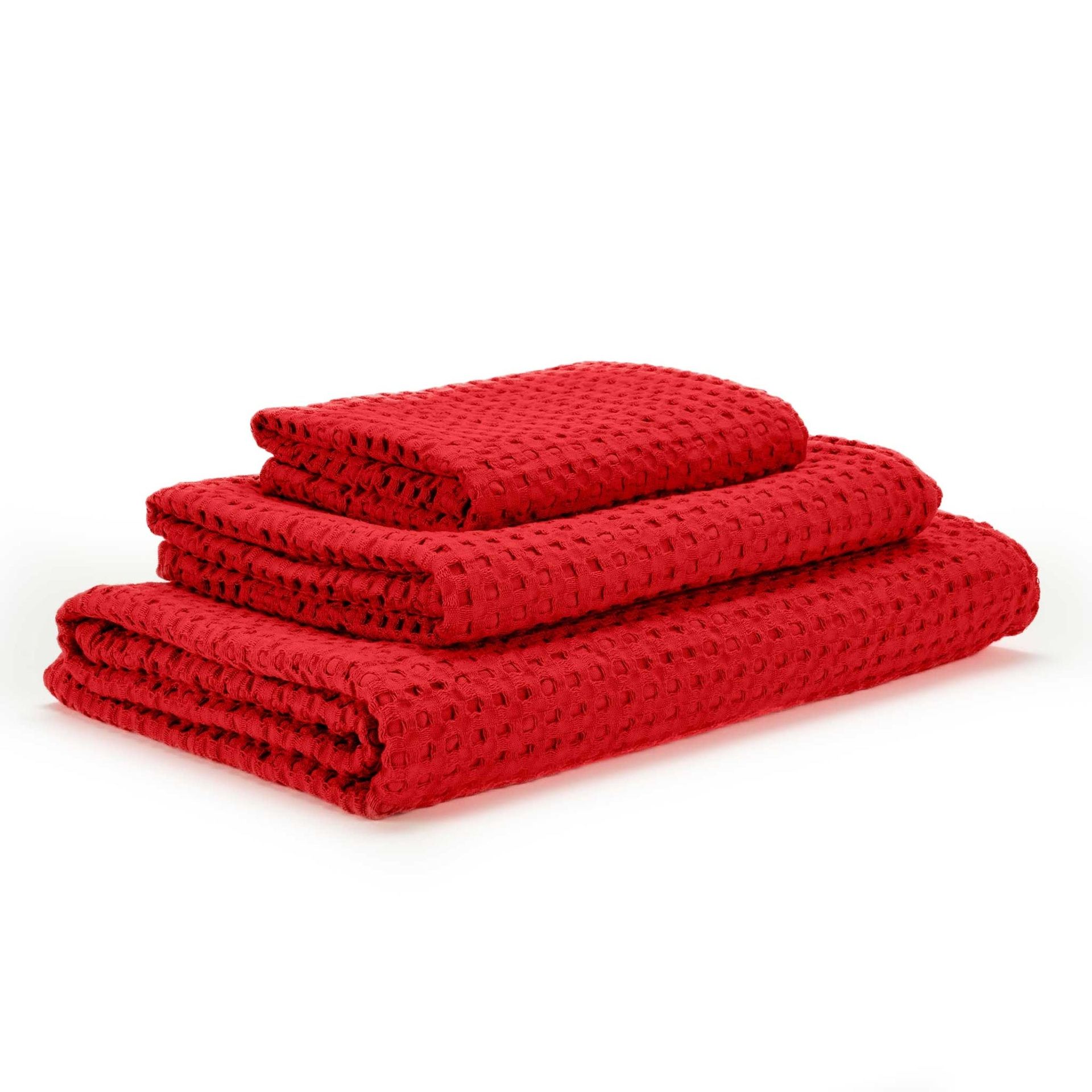 Abyss & Habidecor Pousada červené retro ručníky ze 100% egyptské bavlny Abyss Habidecor | 552 Lipstick, Velikost 65x140 cm