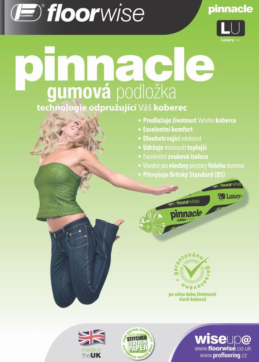 Podložka pod koberec Floorwise Pinnacle - Rozměr na míru, šíře 133 cm cm