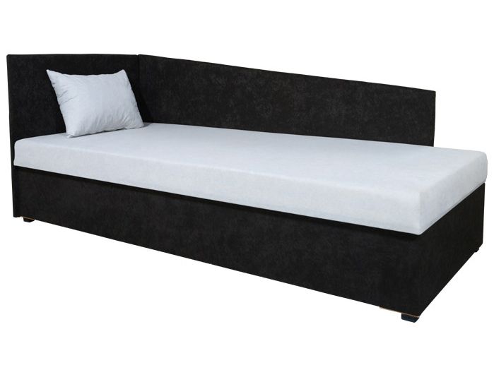 Jednolôžková posteľ (váľanda) 80 cm Edo 4 Lux (s pružinovým matracom) (L)