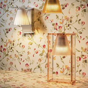 Kartell Light-Air nástenné svietidlo, látkové, Obývacia izba / jedáleň, termoplastický technopolymér, textil, E14, 4W, L: 14 cm, K: 21cm