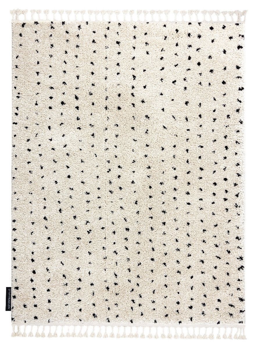 Dywany Łuszczów Kusový koberec Berber Syla B752 dots cream - 180x270 cm