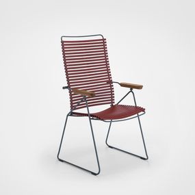 Houe Denmark - Polohovateľná stolička CLICK, červená