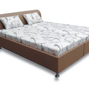 Manželská posteľ 160 cm Rita 2 (s penovými matracmi)