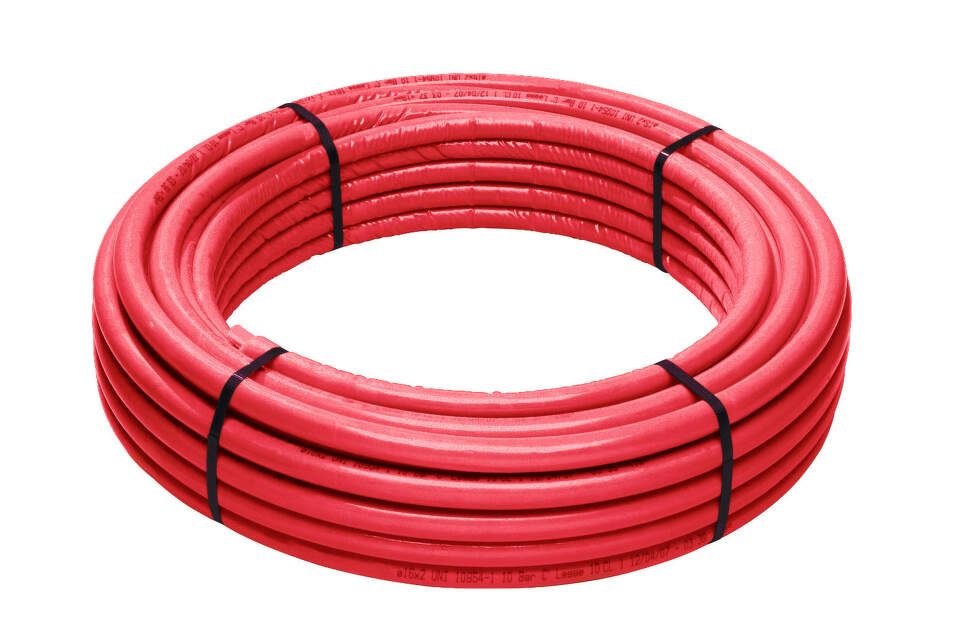 TECHNOLINE Rúra 26 x 3,0 PEX AL PEX s izoláciou 6 mm, červená, 50 m