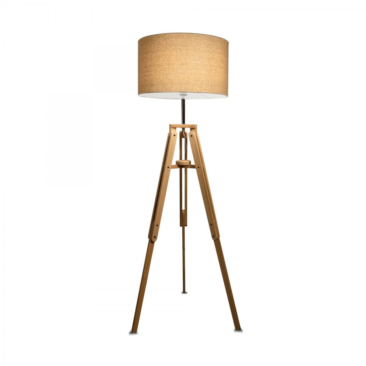Ideal Lux 137827 stojaca lampa Klimt 1x60W | E27 - drevo