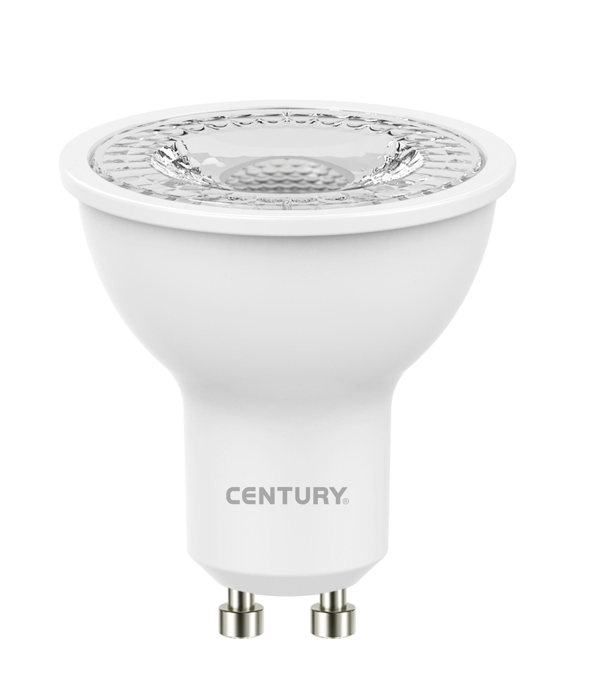 CENTURY LED SPOT LEXAR 6W GU10 3000K 425Lm 38d 50x54mm IP20 CEN LX38-061030