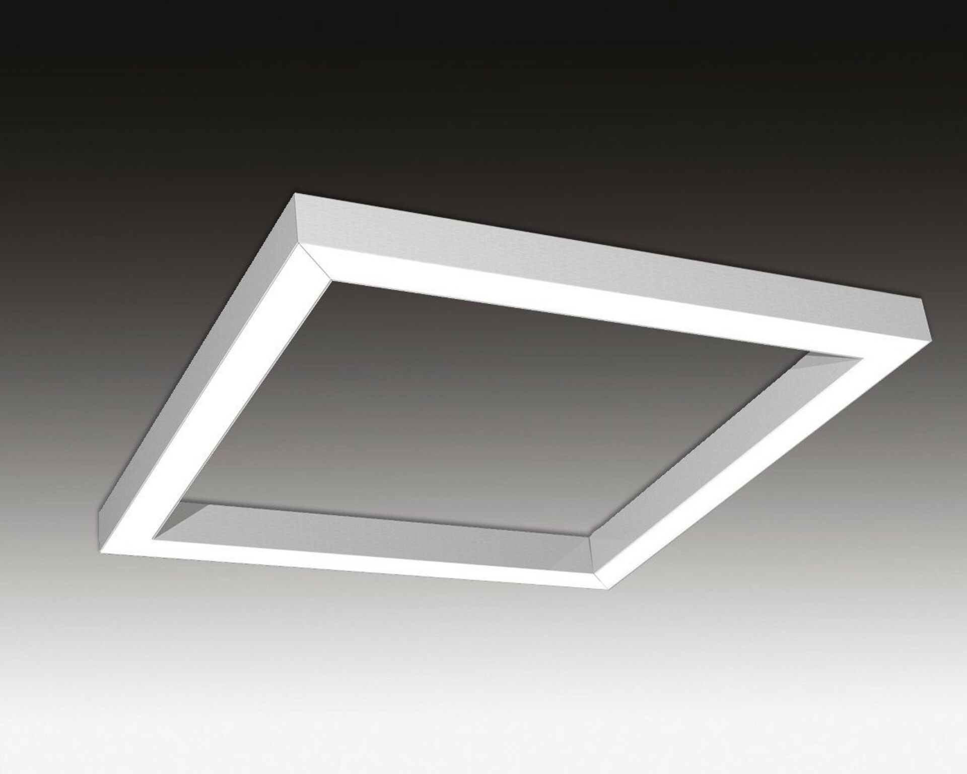 SEC Závěsné LED svítidlo nepřímé osvětlení WEGA-FRAME2-AA-DIM-DALI, 32 W, eloxovaný AL, 607 x 607 x 50 mm, 4000 K, 4360 lm 321-B-002-01-00-SP