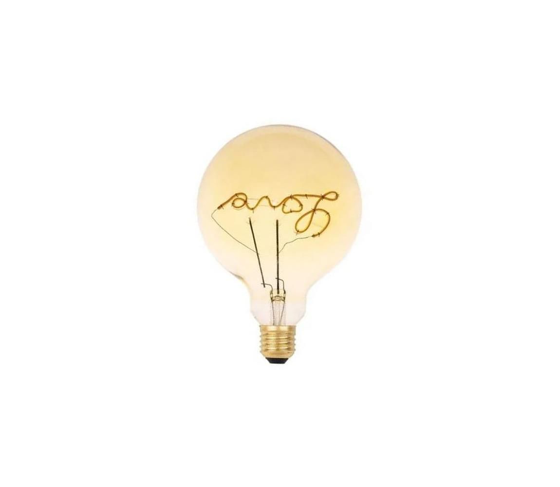 LED Žiarovka FILAMENT VINTAGE LOVE G125 E27/2W/230V 2000K