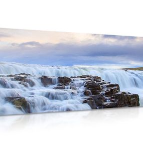 Obraz islandské vodopády - 120x60