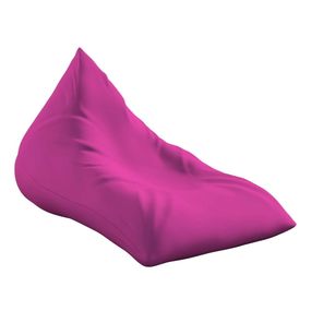 Ružový sedací vak Lillipop - Yellow Tipi